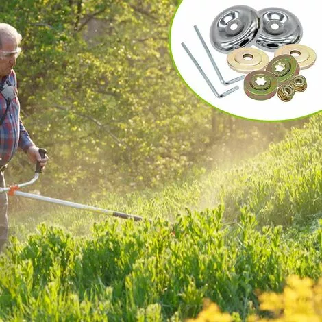 DEVENIRRICHE Debroussailleuse Universelle Kit De Fixation D'écrou Accessoires De Débroussailleuse Pièces De Tondeuse Gazon Accessoire De Rechange 10 Pièces 5 DEVENIRRICHE Debroussailleuse Universelle Kit De Fixation D'écrou Accessoires De Débroussailleuse Pièces De Tondeuse Gazon Accessoire De Rechange 10 Pièces – Image 3