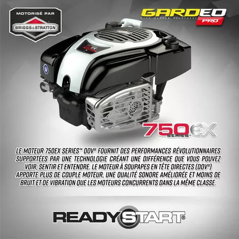 GARDEOPRO Tondeuse Thermique Tractée 161CC Avec Moteur Briggs And Stratton, Mulching Et éjection Latérale - Gardeo Pro 6 GARDEOPRO Tondeuse Thermique Tractée 161CC Avec Moteur Briggs And Stratton, Mulching Et éjection Latérale - Gardeo Pro – Image 4