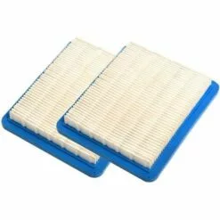 TINOR Filtre Air Pour Tondeuse Poussée Remplacement Gamme Accessoires Filtre Papier Ensemble Non Authentique Bleu Filtre Air Tracteur Pour Tondeuses à Gazon Et Tracteurs (2 Pièces)
