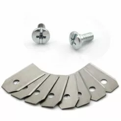 ZHUOXUAN Lames De Rechange En Titane Pour Tous Les Tondeuses De Jardin Automower Husqvarna/Gardena/Yard Force/Automower, Robuste (3.1 G / 0.75 Mm) Avec Vis -Tondeuse Et Accessoires Boutique 51447822 4