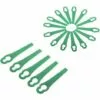 LITZEE 60 Pcs Green Plastic Edge Trimmer,Plastic Lawnmower Blades,Plastic Trimmer Blades,Lawn Mower Accessories 1 LITZEE 60 Pcs Green Plastic Edge Trimmer,Plastic Lawnmower Blades,Plastic Trimmer Blades,Lawn Mower Accessories -Tondeuse Et Accessoires Boutique 51552679 1