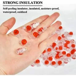 LITZEE 100pcs Scotchlok UY Waterproof Connector, Cable Connectors Filled With Reins Connection Clamps For Garden & Outdoor Robotic Lawn Mowers 9 LITZEE 100pcs Scotchlok UY Waterproof Connector, Cable Connectors Filled With Reins Connection Clamps For Garden & Outdoor Robotic Lawn Mowers -Tondeuse Et Accessoires Boutique 51552684 3