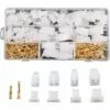 LITZEE 380PCS 2.8mm Automobile Connecteur Kit 2 3 4 6 Broches Automobile Fil Électrique Connecteurs Kit Pour Moto Moto Voiture Camion Scooter Bateaux Électrique Instruments