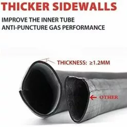 DECKON Dcolor Lot De 2 Chambres à Air De 4,10/3,50-4" Pour Chariot à Main, Chariot De Transport, Chariot De Jardin, Tuyau De Rechange De 4,10-4 9 DECKON Dcolor Lot De 2 Chambres à Air De 4,10/3,50-4" Pour Chariot à Main, Chariot De Transport, Chariot De Jardin, Tuyau De Rechange De 4,10-4 -Tondeuse Et Accessoires Boutique 51585553 3