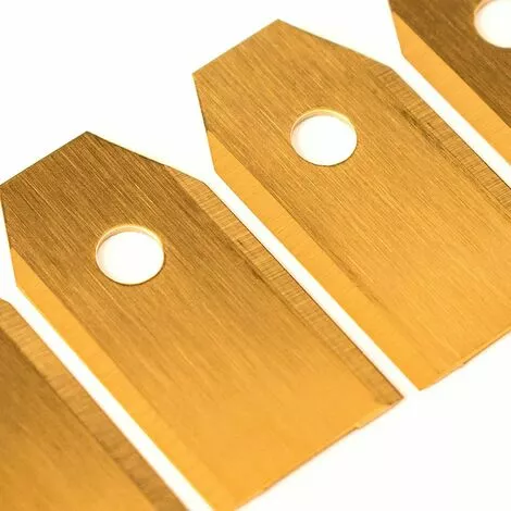 Lot De 30 Lames De Couteau Pour Tondeuses Robot Husqvarn(0.75mm) Avec 30Vis (Or),Starlight 6 Lot De 30 Lames De Couteau Pour Tondeuses Robot Husqvarn(0.75mm) Avec 30Vis (Or),Starlight – Image 4