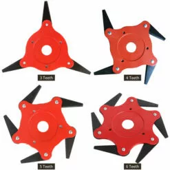 LIFCAUSAL Tête De Coupe Débroussailleuse Tête De Tondeuse à Gazon Extérieure 65Mn Acier Tête De Coupe-herbe Outil De Désherbage Extra Heavy Duty Remplacement Pour Coupe-bordures -Tondeuse Et Accessoires Boutique 52587639 4