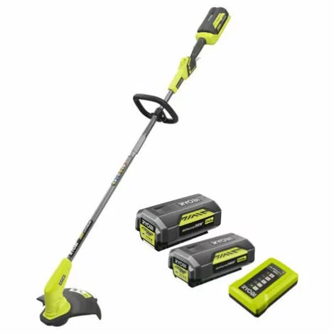 Pack RYOBI Coupe Bordures 36V LithiumPlus RY36LT33A-120 - 2 Batteries 36V LithiumPlus 4.0Ah - 2.0Ah - 1 Chargeur 3 Pack RYOBI Coupe Bordures 36V LithiumPlus RY36LT33A-120 - 2 Batteries 36V LithiumPlus 4.0Ah - 2.0Ah - 1 Chargeur