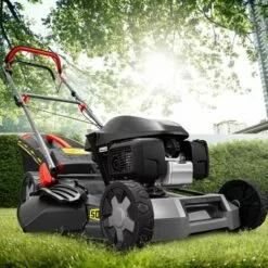 GARDEOPRO Tondeuse Thermique Tractée 167CC Avec Moteur Honda, Mulching Et éjection Latérale - Gardeo Pro 11 GARDEOPRO Tondeuse Thermique Tractée 167CC Avec Moteur Honda, Mulching Et éjection Latérale - Gardeo Pro -Tondeuse Et Accessoires Boutique 52963792 5