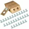 ABCRITAL Lot De 30 Lames De Rechange En Titane Pour Tondeuse Robot Worx Landroid Lames En Titane Et Vis Améliorées Pour Tondeuse Robot Worx Landroid -Tondeuse Et Accessoires Boutique 53387106 1
