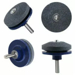 Betterlife 4 Pcs Aiguiseur De Tondeuse à Gazon Aiguiseur De Tondeuse Accessoires Affuteur Tondeuse Gazon Universel D'affûteuse De Tondeuse à Gazon Rotative Pour Poncer Et Equilibrer Les Tondeuses Outils De Jardinage