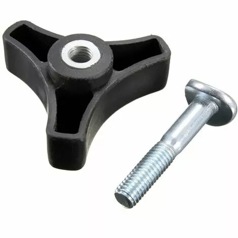 ZHUOXUAN 5pcs Poignée Triangulaire, écrou Et Boulon De Rechange Pour Tondeuse à Gazon 3 ZHUOXUAN 5pcs Poignée Triangulaire, écrou Et Boulon De Rechange Pour Tondeuse à Gazon