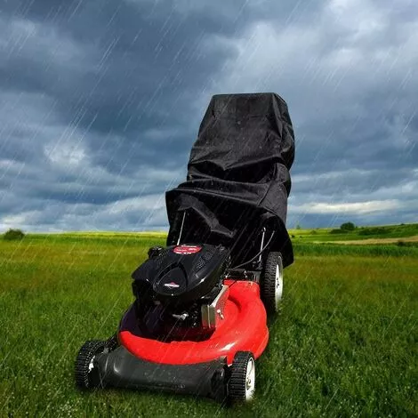 Housse Pour Tondeuse à Gazon, étanche, Anti-poussière Et Anti-UV, En 210D, Avec Cordon De Serrage Et Sac De Rangement Pour Extérieur/intérieur - 188 X 99 X 63,5 Cm,Starlight 6 Housse Pour Tondeuse à Gazon, étanche, Anti-poussière Et Anti-UV, En 210D, Avec Cordon De Serrage Et Sac De Rangement Pour Extérieur/intérieur - 188 X 99 X 63,5 Cm,Starlight – Image 4