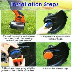 4 Bobines De Fil Triomphe Pour Débroussailleuse Bobine De Rechange Pour Coupe-bordure En Nylon Bobine Fil Coupe Bordure Bobine De Remplacement à Alimentation Automatique Pour Tondeuse à Gazon 9 4 Bobines De Fil Triomphe Pour Débroussailleuse Bobine De Rechange Pour Coupe-bordure En Nylon Bobine Fil Coupe Bordure Bobine De Remplacement à Alimentation Automatique Pour Tondeuse à Gazon -Tondeuse Et Accessoires Boutique 54895226 3