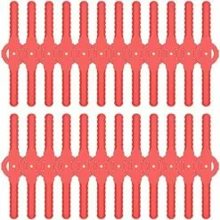 REGALOS Les Lames De La Tête Du Coupe-bordures à Fil Remplacent, 24 Lames En Plastique Pour PC De Rechange Pour Tondeuse à Gazon à Batterie