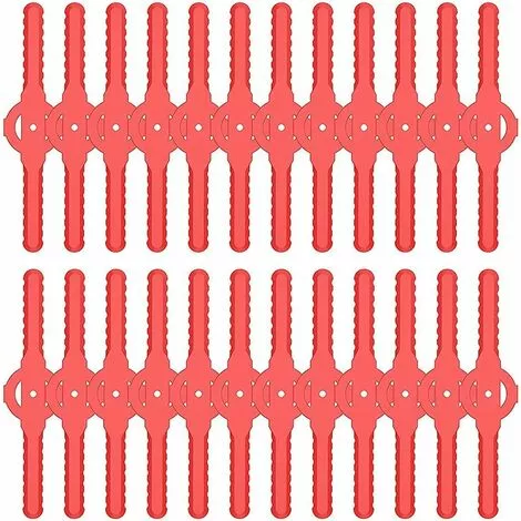 REGALOS Les Lames De La Tête Du Coupe-bordures à Fil Remplacent, 24 Lames En Plastique Pour PC De Rechange Pour Tondeuse à Gazon à Batterie 3 REGALOS Les Lames De La Tête Du Coupe-bordures à Fil Remplacent, 24 Lames En Plastique Pour PC De Rechange Pour Tondeuse à Gazon à Batterie