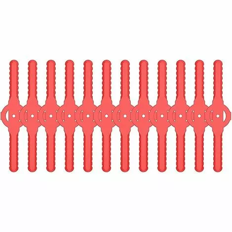 REGALOS Les Lames De La Tête Du Coupe-bordures à Fil Remplacent, 24 Lames En Plastique Pour PC De Rechange Pour Tondeuse à Gazon à Batterie 4 REGALOS Les Lames De La Tête Du Coupe-bordures à Fil Remplacent, 24 Lames En Plastique Pour PC De Rechange Pour Tondeuse à Gazon à Batterie – Image 2