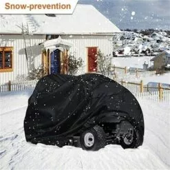 HKLFFJA Bâche Imperméable Pour Tondeuses à Gazon Couverture De Tracteur à Gazon Coupe Universelle Fibres De Polyester 210D Protection UV Anti-poussière Pour Jardin à L'extérieur Avec Sac De Rangement -Tondeuse Et Accessoires Boutique 55030942 2