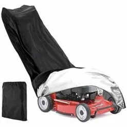 HKLFFJA Housse De Tondeuse à Gazon, Housse De Protection Pour Tondeuse à Gazon Etanche Pour Extérieur Jardin Pelouse