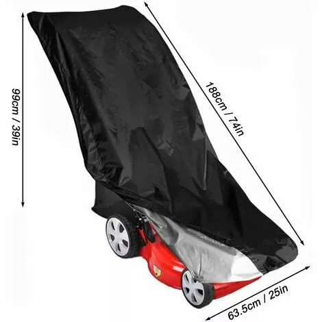 HKLFFJA Housse De Protection Universelle Pour Tondeuse à Gazon, 210D, étanche, Avec Cordon De Serrage Et Sac De Rangement (S) 4 HKLFFJA Housse De Protection Universelle Pour Tondeuse à Gazon, 210D, étanche, Avec Cordon De Serrage Et Sac De Rangement (S) – Image 2
