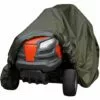 HKLFFJA Housse De Tondeuse Autoportée, Imperméable, Robuste, Durable, Résistante Aux UV Et à L'eau Pour Tracteur De Jardin Autoporté à L'intérieur Et à L'extérieur (Color : Green, Size : 170x61x117cm) -Tondeuse Et Accessoires Boutique 55031056 1