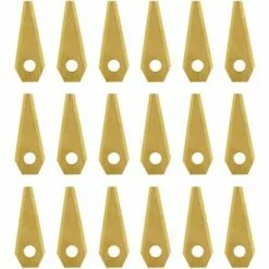 GUAZHUNIFR 18pcs Lames De Rechange Pour Titane Accessoires Pour Tondeuses Robot+ 18Pcs Vis, Lame De Rechange Pour Robot Tondeuse Lame Compatible Avec Bosch Tondeuse,Guazhuni -Tondeuse Et Accessoires Boutique 55070088 3