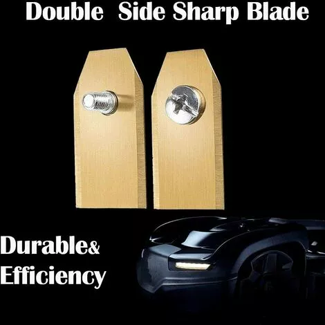 GUAZHUNIFR Lame Robot Tondeuse , 30 Lames De Rechange Universelles Couteau De Rechange Adapté à Toutes Les Tondeuses à Gazon Robotiques Husqvarna Automower, Gardena,Guazhuni 5 GUAZHUNIFR Lame Robot Tondeuse , 30 Lames De Rechange Universelles Couteau De Rechange Adapté à Toutes Les Tondeuses à Gazon Robotiques Husqvarna Automower, Gardena,Guazhuni – Image 3