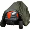 HKLFFJA Housse Pour Tondeuse à Gazon Autoportée, Bâche Imperméable Pour Tondeuse à Gazon, Housse De Tracteur De Pelouse, Coupe Universelle, Fibre De Polyester 210D, Protection UV Anti-poussière -Tondeuse Et Accessoires Boutique 55254511 1