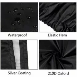 HKLFFJA Bâche Voiture, Couverture Pour La Couverture De Tondeuse à Lawn Du Tracteur Solaire Imperméable Tous Protection Météo (Color Name : Black, Size : S) -Tondeuse Et Accessoires Boutique 55254620 4