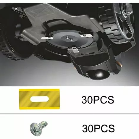 SUPERMARKET Lot De 30 Lames De Tondeuse En Acier Inoxydable Pour Husavarna 36,5 X 18,5 X 0,65 Mm (Or)Superma 6 SUPERMARKET Lot De 30 Lames De Tondeuse En Acier Inoxydable Pour Husavarna 36,5 X 18,5 X 0,65 Mm (Or)Superma – Image 4