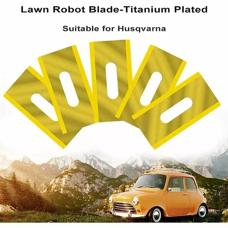 SUPERMARKET Lot De 30 Lames De Tondeuse En Acier Inoxydable Pour Husavarna 36,5 X 18,5 X 0,65 Mm (Or)Superma 7 SUPERMARKET Lot De 30 Lames De Tondeuse En Acier Inoxydable Pour Husavarna 36,5 X 18,5 X 0,65 Mm (Or)Superma – Image 5