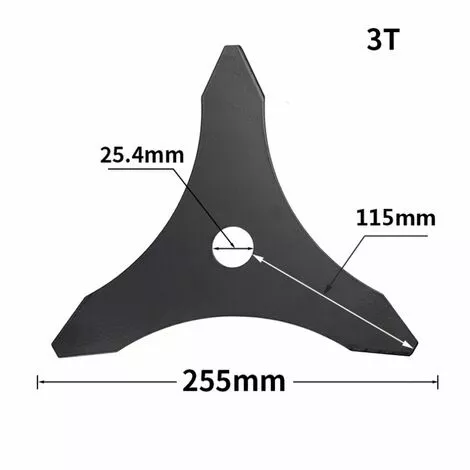 SUPERMARKET 3T Lame De Débroussailleuse Avec Kit D'entretien D'accessoire D'adaptateur De Lame De Tondeuse à Gazon De Machine De Jardinage Pour Mauvaises Herbes Fraîches Et Tondeuse,Superma,noir,1 Jeu De 5 Pièces 5 SUPERMARKET 3T Lame De Débroussailleuse Avec Kit D'entretien D'accessoire D'adaptateur De Lame De Tondeuse à Gazon De Machine De Jardinage Pour Mauvaises Herbes Fraîches Et Tondeuse,Superma,noir,1 Jeu De 5 Pièces – Image 3