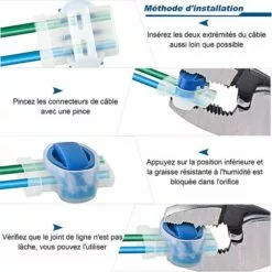 SUPERMARKET 40 PCS Connecteurs Cable Robot Tondeuse Remplis De Gel Résine, Connecteurs Étanche 314 Pour Connecteurs Robot Tondeuse Automower- Étanches, Sûrs, Dénudage Inutile,Superma,bleu 11 SUPERMARKET 40 PCS Connecteurs Cable Robot Tondeuse Remplis De Gel Résine, Connecteurs Étanche 314 Pour Connecteurs Robot Tondeuse Automower- Étanches, Sûrs, Dénudage Inutile,Superma,bleu -Tondeuse Et Accessoires Boutique 55490073 5