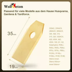 TolleTour 30X Lames De Couteau En Titane Lames De Rechange Couteau Yardforce Couteau Automower -Tondeuse Et Accessoires Boutique 56860698 5