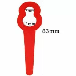 HKLFFJA 20 Pcs Lames De Tondeuse Pour RT250 Jardin Pelouse Tondeuse Accessoires,lames De Rechange,couteau En Plastique, Coupe-bordures Sans Fil 8 HKLFFJA 20 Pcs Lames De Tondeuse Pour RT250 Jardin Pelouse Tondeuse Accessoires,lames De Rechange,couteau En Plastique, Coupe-bordures Sans Fil -Tondeuse Et Accessoires Boutique 57020351 2