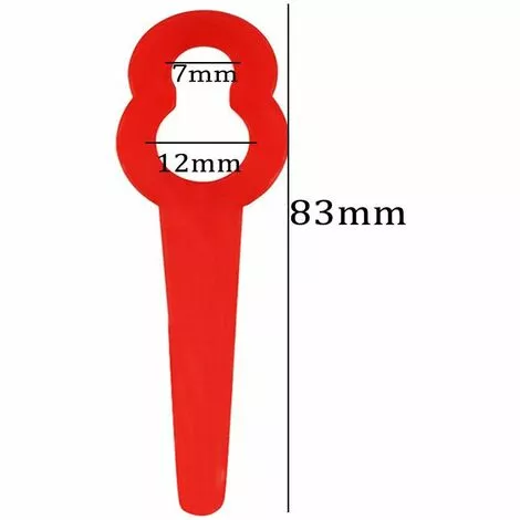 HKLFFJA 20 Pcs Lames De Tondeuse Pour RT250 Jardin Pelouse Tondeuse Accessoires,lames De Rechange,couteau En Plastique, Coupe-bordures Sans Fil 4 HKLFFJA 20 Pcs Lames De Tondeuse Pour RT250 Jardin Pelouse Tondeuse Accessoires,lames De Rechange,couteau En Plastique, Coupe-bordures Sans Fil – Image 2