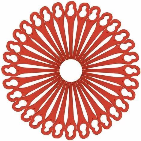 HKLFFJA Lot De 100 Lames De Rechange En Plastique Pour Ferrex/Aldi FAR 20-1 97699 2002706 FE220 3 HKLFFJA Lot De 100 Lames De Rechange En Plastique Pour Ferrex/Aldi FAR 20-1 97699 2002706 FE220