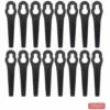 CHANCEY Lames De Tondeuse,Lames En Plastique De Tondeuse Rechange Robuste 100pcs Jardin Pelouse Tondeuse Accessoires,SEMAket,noir 2 CHANCEY Lames De Tondeuse,Lames En Plastique De Tondeuse Rechange Robuste 100pcs Jardin Pelouse Tondeuse Accessoires,SEMAket,noir -Tondeuse Et Accessoires Boutique 57137655 1
