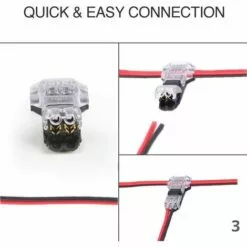FLYME 12Pcs Connecteurs De Câble En T, 12V Etanches Connecteur De Fil Electrique à 2 Broches Connecteur Basse Tension Pour Connexion Electrique Temporaire / Audio / Vidéo / Eclairage 11 FLYME 12Pcs Connecteurs De Câble En T, 12V Etanches Connecteur De Fil Electrique à 2 Broches Connecteur Basse Tension Pour Connexion Electrique Temporaire / Audio / Vidéo / Eclairage -Tondeuse Et Accessoires Boutique 57355370 5