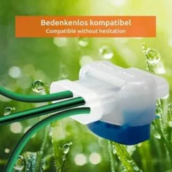 HKLFFJA Connecteur De Câble 10x Connecteurs Pour Câble Périphérique, Kit De Réparation Pour Câbles De Tondeuse Robot, Serre-câble, Pour Raccorder Les Extrémités De Câbl -Tondeuse Et Accessoires Boutique 57478664 3