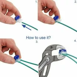 HKLFFJA 30Pcs Connecteurs De Câble Jardin Robot Tondeuse Automower Original Remplis Résines 314 Résiste à L’eau Intempéries Connectors Kit Réparation Pour Câbles Avec 10 Bornes Dérivation -Tondeuse Et Accessoires Boutique 57478679 3