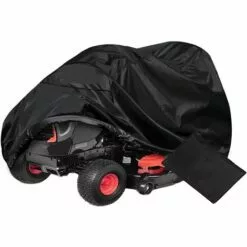 ABCRITAL Housse Imperméable Pour Tondeuse Autoportée, Housse De Tondeuse Housse De Protection Pour Tondeuse À Gazon Housse De Tracteur De Pelouse En Tissu Pour Extérieur Jardin Pelouse, 183Cm X 137Cm X 117Cm
