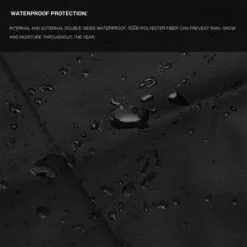 ABCRITAL Housse De Protection Étanche Pour Tondeuse À Gazon - Pour Ventilateur Scarificateur - Tracteur De Pelouse - Protection Contre La Poussière Et Les Intempéries - 56 Cm -Tondeuse Et Accessoires Boutique 57779400 3