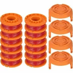 Fei Yu 12 Pièces De Coupe De Ligne Pour Toutes Les Tondeuses à Cordes Worx 20v Et 4 Pièces