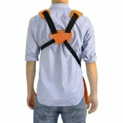 ROSIER Bandoulière à Trimmer, Bandoulière à Double épaule Confort Brush Cutter Trimmer Épaulière Harnais Sangle Tondeuse à Gazon, Ceinture En Nylon Pour Jardin De Coupeur De Brosse (orange)——VEBTles -Tondeuse Et Accessoires Boutique 57885280 4