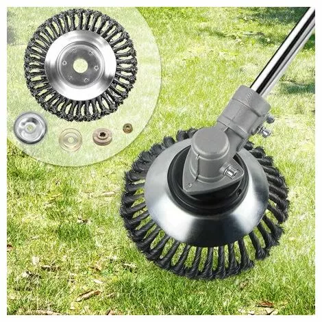 GRID COOL Lame De Coupe-herbe à Tête De Coupe-herbe De 8 Pouces Avec Kit D'adaptateur Universel 4pcs 4 GRID COOL Lame De Coupe-herbe à Tête De Coupe-herbe De 8 Pouces Avec Kit D'adaptateur Universel 4pcs – Image 2