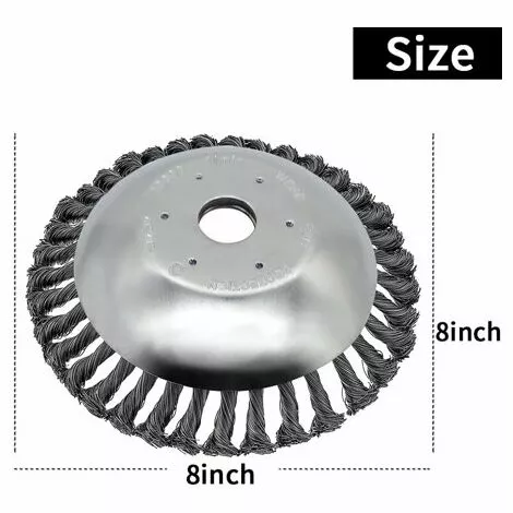 GRID COOL Lame De Coupe-herbe à Tête De Coupe-herbe De 8 Pouces Avec Kit D'adaptateur Universel 4pcs 6 GRID COOL Lame De Coupe-herbe à Tête De Coupe-herbe De 8 Pouces Avec Kit D'adaptateur Universel 4pcs – Image 4