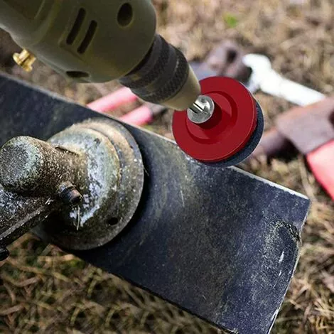 GRID COOL 4 Pièces Affuteur Lame Tondeuse Gazon Universel Aiguiseur Pour Tondeuses Avec 1Pcs Kit D'équilibrage De 5 GRID COOL 4 Pièces Affuteur Lame Tondeuse Gazon Universel Aiguiseur Pour Tondeuses Avec 1Pcs Kit D'équilibrage De – Image 3