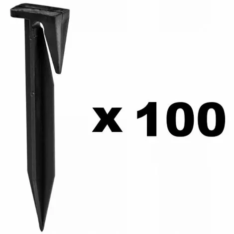 GT MARKET Lot De 100 Piquets De Fixation Pour Câble Périphérique De Tondeuse Robot 3 GT MARKET Lot De 100 Piquets De Fixation Pour Câble Périphérique De Tondeuse Robot