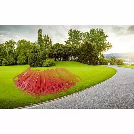 FVBJD 200 Pieces Lames En Plastique De Rechange,Lame Plastique Coupe Bordure,Lame Coupe Bordure,Lame En Plastique Générale,Lames En Plastique Pour Tondeuse Sans Fil Pour Jardins Et Pelouses (50) 7 FVBJD 200 Pieces Lames En Plastique De Rechange,Lame Plastique Coupe Bordure,Lame Coupe Bordure,Lame En Plastique Générale,Lames En Plastique Pour Tondeuse Sans Fil Pour Jardins Et Pelouses (50) – Image 5