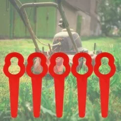 FVBJD 20 Pcs Lames De Tondeuse Pour RT250 Jardin Pelouse Tondeuse Accessoires,lames De Rechange,couteau En Plastique, Coupe-bordures Sans Fil -Tondeuse Et Accessoires Boutique 58677330 4
